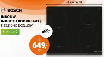 Expert BOSCH Inbouw inductiekookplaat aanbieding