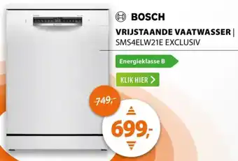 Expert BOSCH Vrijstaande vaatwasser aanbieding