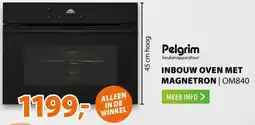 Expert Pelgrim Inbouw oven met magnetron aanbieding