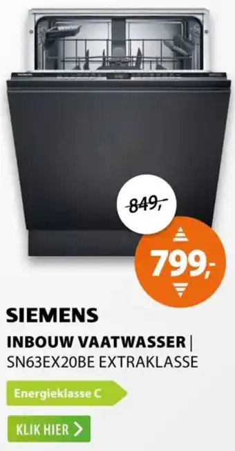 Expert SIEMENS Inbouw vaatwasser aanbieding