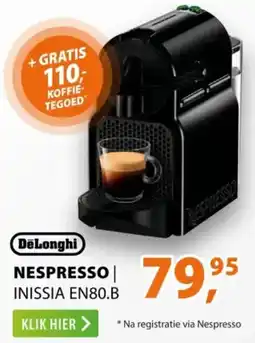 Expert DeLonghi Nespresso aanbieding
