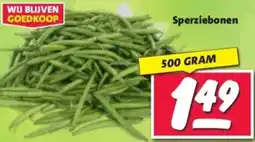 Nettorama Sperziebonen aanbieding