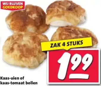 Nettorama Kaas-uien of kaas-tomaat bollen aanbieding