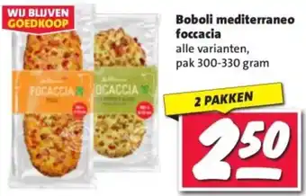 Nettorama Boboli mediterraneo foccacia aanbieding