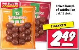 Nettorama Enkco borrel of satéballen aanbieding