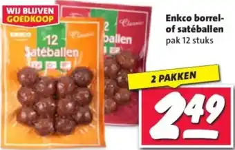 Nettorama Enkco borrel of satéballen aanbieding