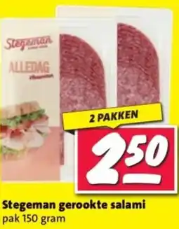 Nettorama Stegeman gerookte salami aanbieding