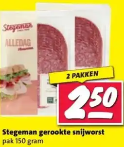Nettorama Stegeman gerookte snijworst aanbieding