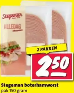 Nettorama Stegeman boterhamworst aanbieding