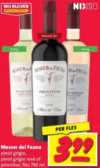 Nettorama Messer del Fauno aanbieding