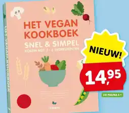 Boekenvoordeel HET VEGAN KOOKBOEK SNEL & SIMPEL aanbieding