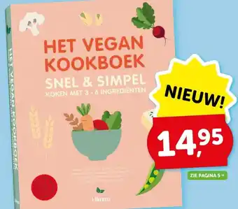 Boekenvoordeel HET VEGAN KOOKBOEK SNEL & SIMPEL aanbieding
