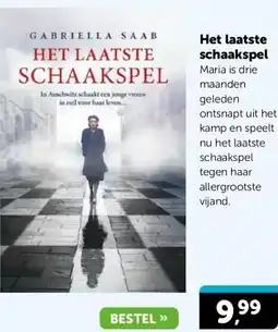 Boekenvoordeel Het laatste schaakspel aanbieding