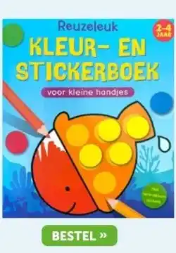 Boekenvoordeel KLEUR- EN STICKERBOEK aanbieding