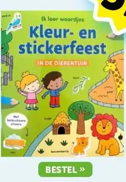 Boekenvoordeel Kleur- en stickerfeest aanbieding