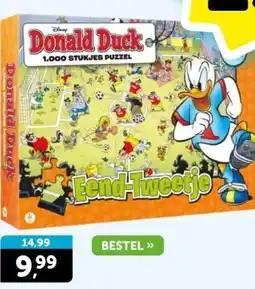 Boekenvoordeel Donald Duck 1.000 STUKJES PUZZEL aanbieding