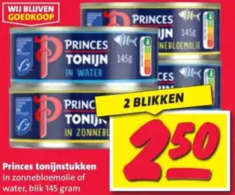Nettorama Princes tonijnstukken aanbieding