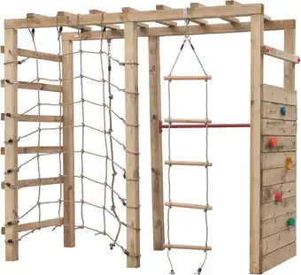 Praxis SwingKing speeltoestel Bokito speelterrein 240x120x220cm aanbieding