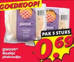Nettorama Gwoon Maaltijd pitabroodjes aanbieding