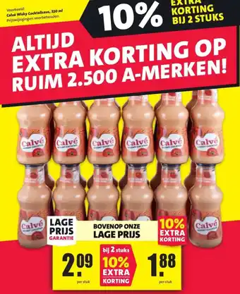 Nettorama Calvé Wisky Cocktailsaus aanbieding