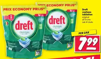 Nettorama Dreft vaatwas tabletten aanbieding