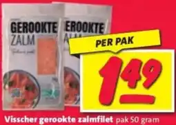 Nettorama Visscher gerookte zalmfilet aanbieding