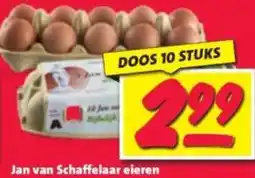 Nettorama Jan van Schaffelaar eieren aanbieding