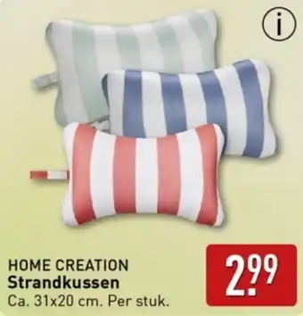 ALDI HOME CREATION Strandkussen aanbieding