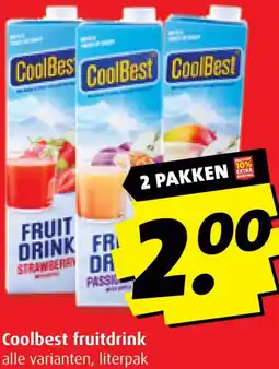 Boni Coolbest fruitdrink aanbieding