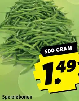 Boni Sperziebonen aanbieding