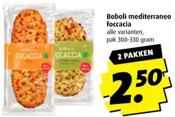 Boni Boboli mediterraneo foccacia aanbieding