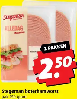 Boni Stegeman boterhamworst aanbieding