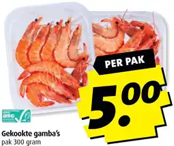 Boni Gekookte gamba's aanbieding