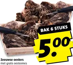 Boni Zeeuwse oesters aanbieding