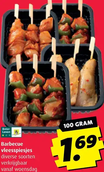 Boni Barbecue vleesspiesjes aanbieding