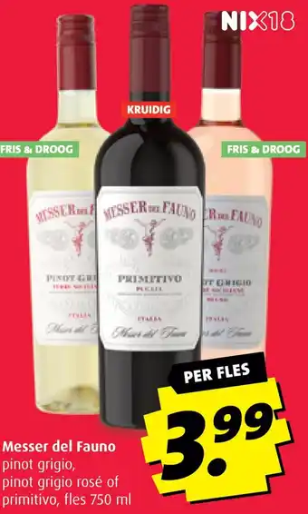 Boni Messer del Fauno aanbieding