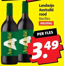 Boni Landwijn Australië rood aanbieding