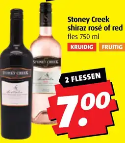Boni Stoney Creek shiraz rosé of red aanbieding