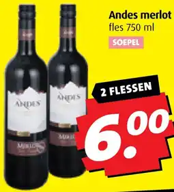 Boni Andes merlot aanbieding