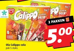 Boni Ola Calippo cola aanbieding