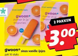 Boni gwoon sinas vanille ijsjes aanbieding