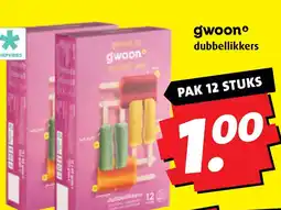 Boni gwoon dubbellikkers aanbieding