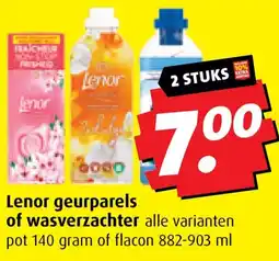 Boni Lenor geurparels of wasverzachter aanbieding