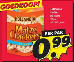 Boni Hollandia matze crackers naturel aanbieding