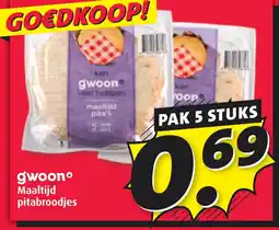Boni gwoon Maaltijd pitabroodjes aanbieding