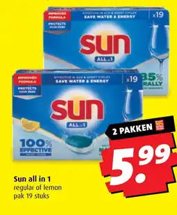 Boni Sun all in 1 aanbieding