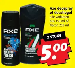Boni Axe deospray of douchegel aanbieding