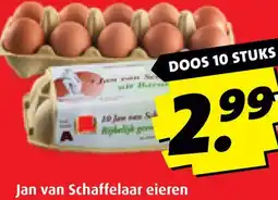 Boni Jan van Schaffelaar eieren aanbieding