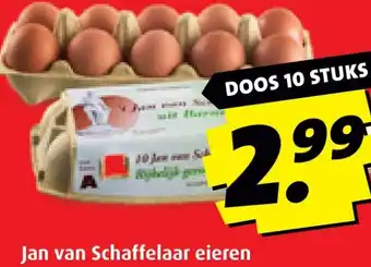 Boni Jan van Schaffelaar eieren aanbieding