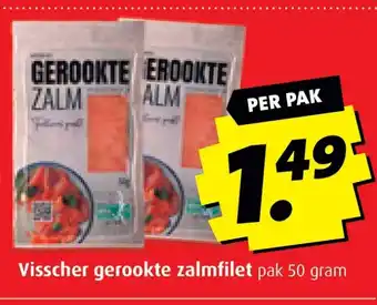 Boni Visscher gerookte zalmfilet aanbieding